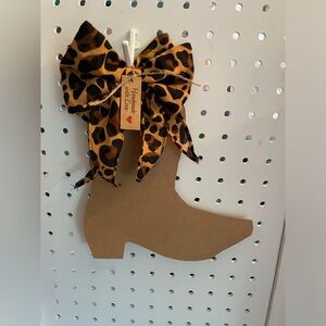 Cheetah Boot bows